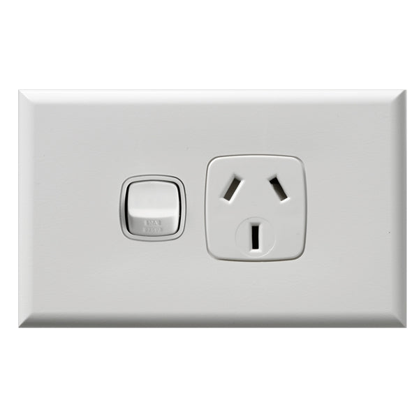 Legrand HPM Single outlet 10A H WE