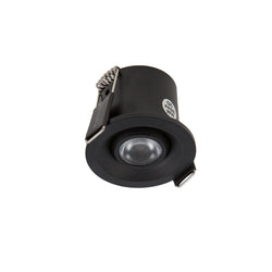 Halcyon LED RECESS RND EYEBALL 2W 700mA CC WW-BLACK