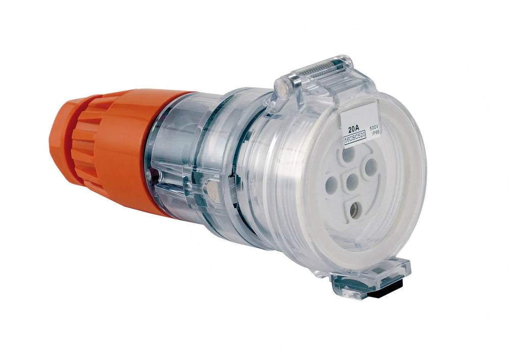 Volt 20 Amp Cord Connectro 5 Round
