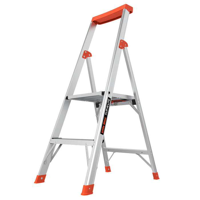 Staffy Little Giant FLIP-N-LITE, 2 STEP, ALLOY PLATFORM LADDER, XTREME LIGHT, INDUSTRIAL 150KG