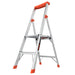 Staffy Little Giant FLIP-N-LITE, 2 STEP, ALLOY PLATFORM LADDER, XTREME LIGHT, INDUSTRIAL 150KG
