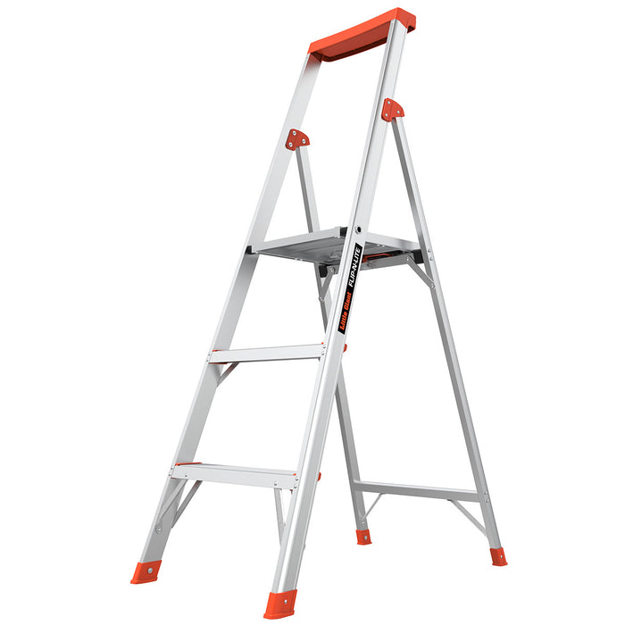 Staffy Little Giant FLIP-N-LITE, 3 STEP, ALLOY PLATFORM LADDER, XTREME LIGHT, INDUSTRIAL 150KG