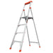 Staffy Little Giant FLIP-N-LITE, 4 STEP, ALLOY PLATFORM LADDER, XTREME LIGHT, INDUSTRIAL 150KG