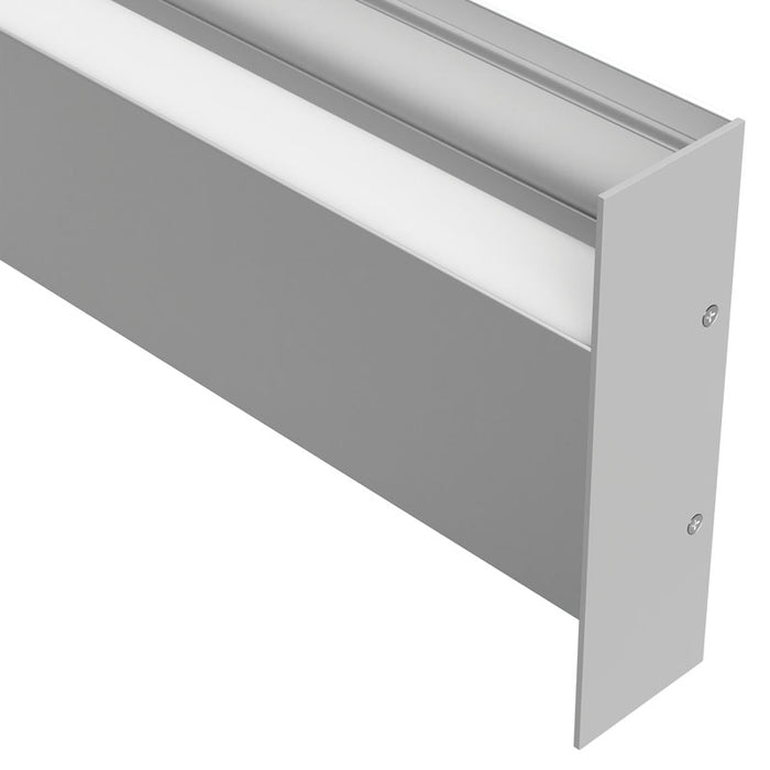 Task WALL WASH CHANNEL260 & OPAL LENS 3640mm (powder coated black)