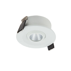 Halcyon LED RECESS RND EYEBALL 3W 350mA CC WW-WHITE