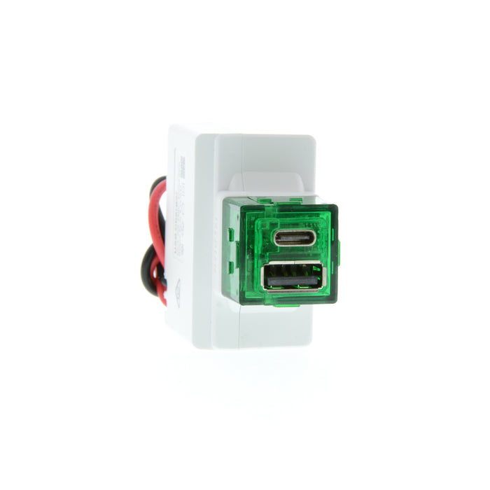 Iconic Dual USB Charging Mechanism A+C 15W