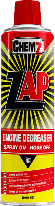 Chemz Zap Degeaser Water Soluble Degeaser / Spray On and Hose Off 20 Litre