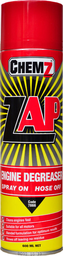Chemz Zap Engine Degeaser Spray On Hose Off Quality Engine Cleaner