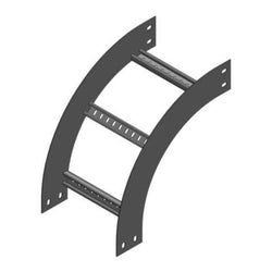 Mssmec 12B EXTERNAL RISER 450MM WITH 300MM RADIUS AL
