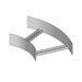 Mssmec 12B HORIZONTAL 45 DEGREE BEND 300MM WIDE WITH 300MM RADIUS A