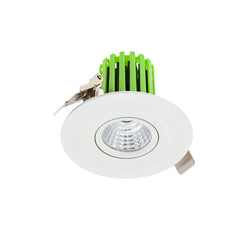 Halcyon LED REC RND TILT C/W UID DIM DRI 10W 260mA CC NW-WH