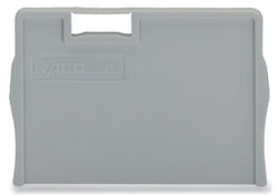 EngComp Wago Separator plate 2 mm thick oversized, gray