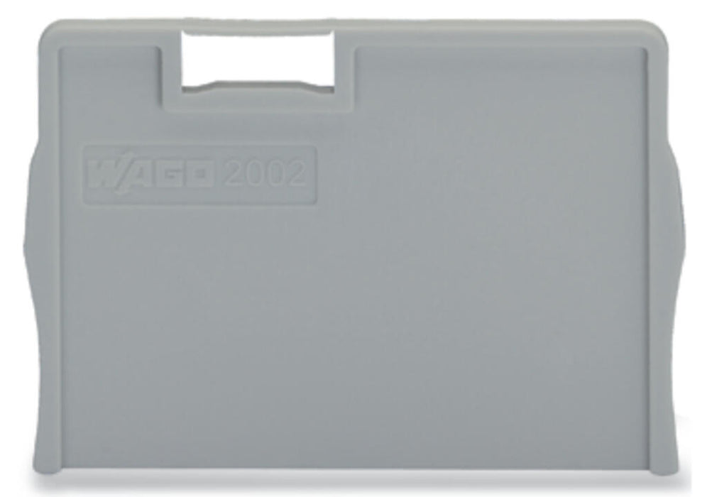 EngComp Wago Separator plate 2 mm thick oversized, gray