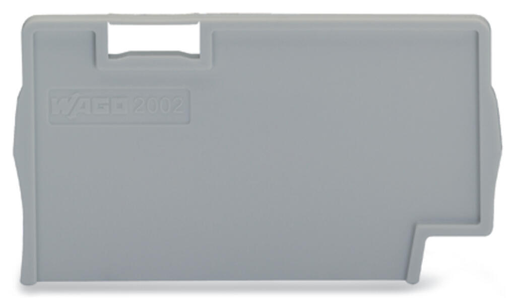 EngComp Wago Separator plate 2 mm thick oversized, gray