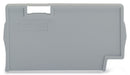 EngComp Wago Separator plate 2 mm thick oversized, gray