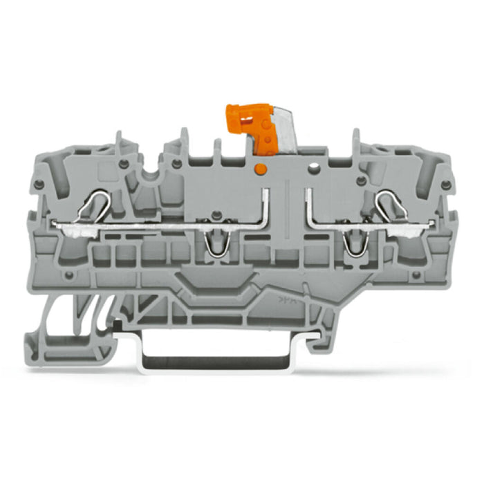 EngComp Wago Disconnect Block - Cage Clamp Terminal - 4mm (Grey)
