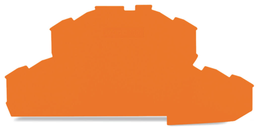 EngComp Wago End plate for 4 Pole double deck terminals