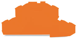 EngComp Wago End plate for 4 Pole double deck terminals