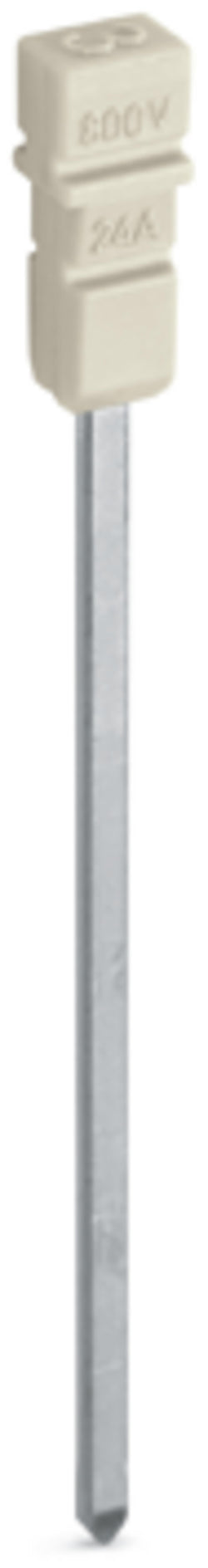 EngComp Wago Triple-deck vertical jumper insulated, light gray