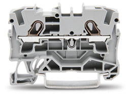 EngComp Wago 2 Pole - Cage Clamp Terminal - 4mm (Grey)