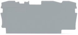 EngComp Wago End and intermediate plate 1 mm thick, gray