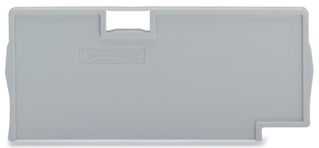 EngComp Wago Separator plate 2 mm thick oversized, gray