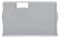 EngComp Wago Separator plate 2 mm thick oversized, gray