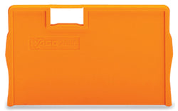 EngComp Wago Separator plate 2 mm thick oversized, orange