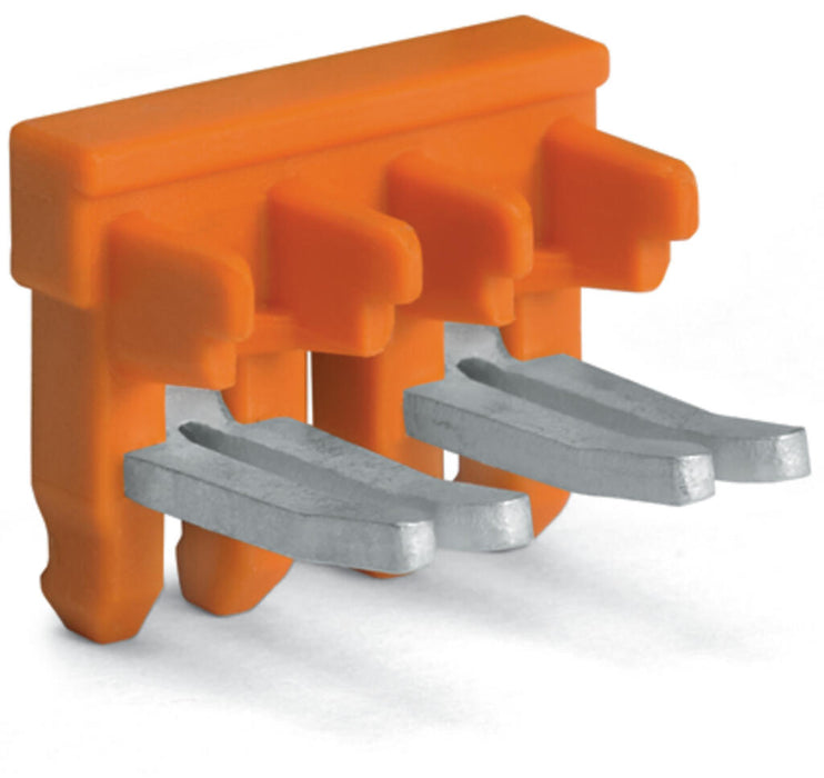 EngComp Wago Adjacent jumper for switching lever insulated 2-way, orange