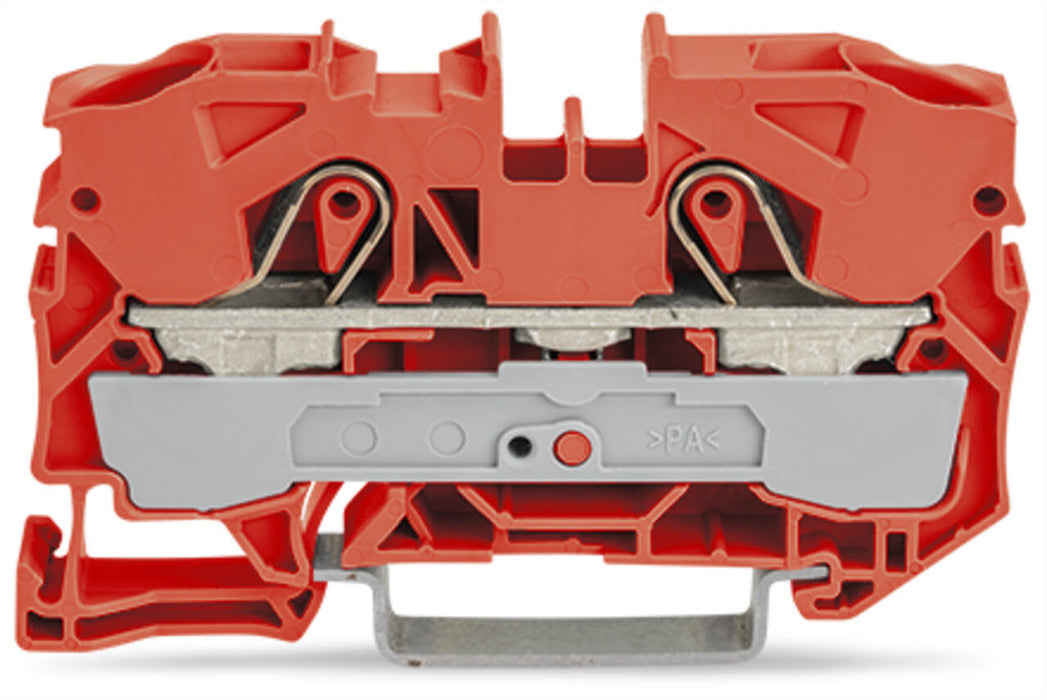 EngComp Wago 2-conductor through terminal block suitable for Ex e II applications, orange