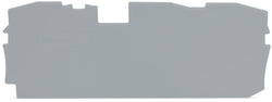 EngComp Wago End and intermediate plate 1 mm thick, gray
