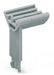 EngComp Wago Group marker carrier for up to 2 WMB markers 10 mm wide, gray