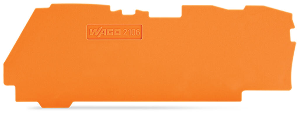EngComp Wago End Plate for 3 Pole Lever Terminal - 6mm