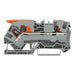 EngComp Wago 2 Pole - Lever to Push Clamp Terminal - 6mm (Grey)