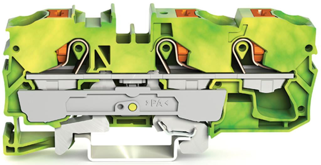 Engcomp  TOPJOB S with Push-Button 16mm width 12 3-conductor ground terminal block