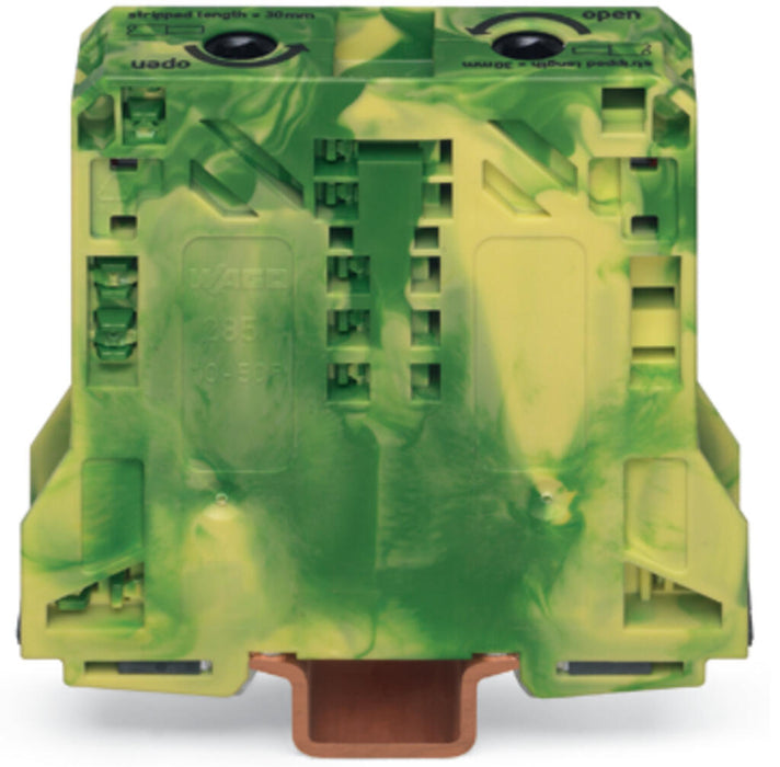 EngComp Wago 2 Pole - Cage Clamp Terminal - 10-50mm (Earth)