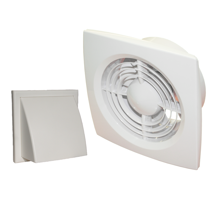 Weiss FV159-EC 150mm Through Wall High Performance Extract Fan