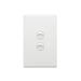 Excel Life Legrand EXCEL LIFE 2 GANG SWITCH 16A/16AX VERTICAL MATT WHITE