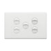Excel Life Legrand EXCEL LIFE 5 GANG SWITCH 16A/16AX HORIZONTAL MATT WHITE