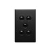 Excel Life Legrand EXCEL LIFE 5 GANG SWITCH 16A/16AX VERTICAL MATT BLACK