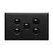 Excel Life Legrand EXCEL LIFE 5 GANG SWITCH 16A/16AX HORIZONTAL MATT BLACK