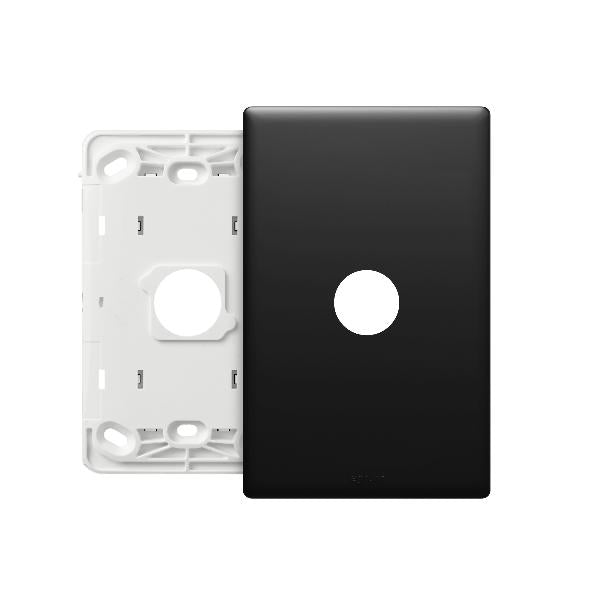 Excel Life Legrand EXCEL LIFE 1 GANG GRID & COVERPLATE MATT BLACK