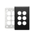 Excel Life Legrand EXCEL LIFE 6 GANG GRID & COVERPLATE MATT BLACK