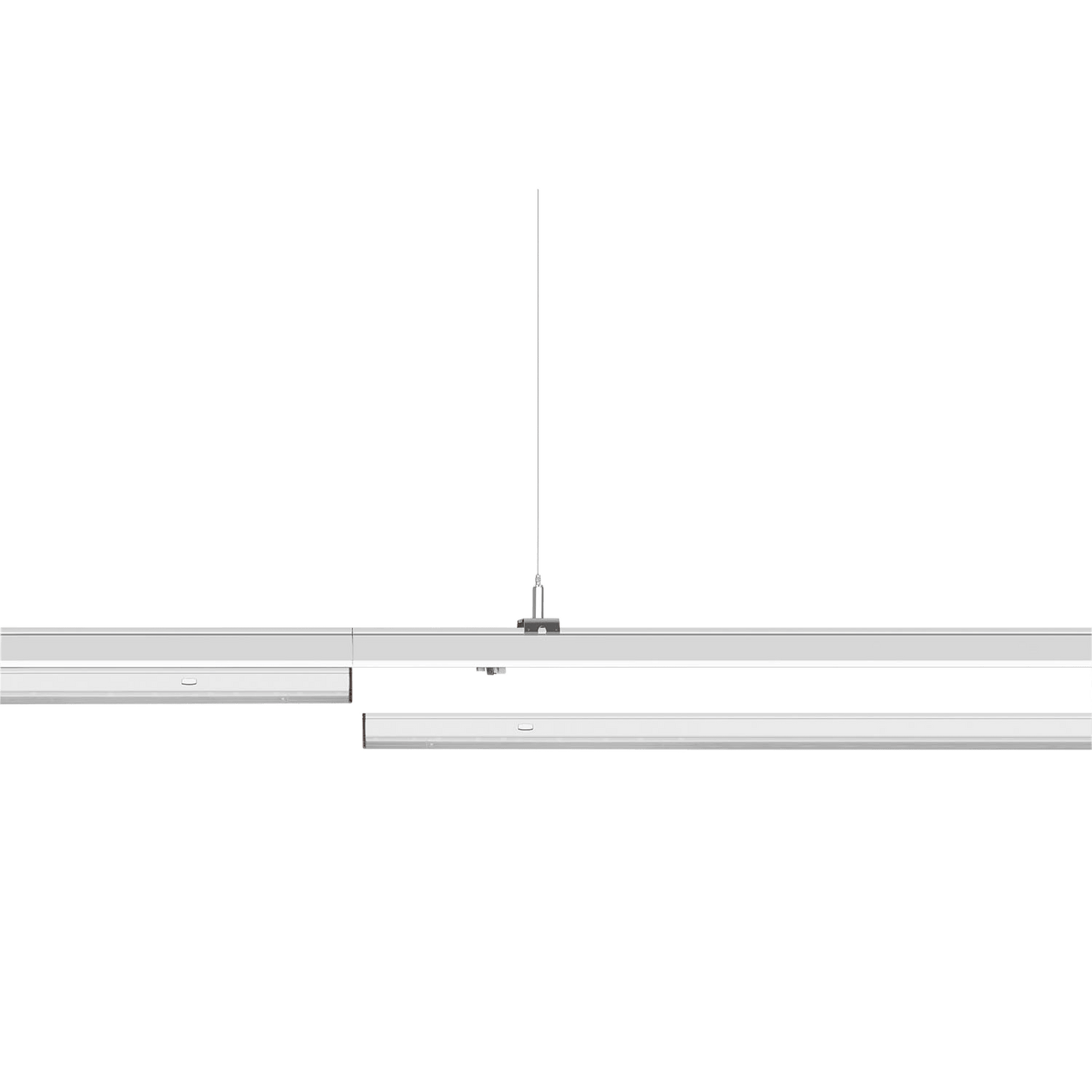 Glight 1.5M FEMALE TRUNK RAIL TRACK ONLY WHITE — Scott Electrical