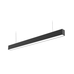 Glight ALUMINUM PROFILE OPAL DIFFUSER IP20 36W TRI-COLOUR NON DIM BLACK