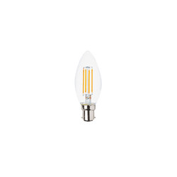 Glight B15 4W LED CANDLE LAMP 2700K CLEAR GLASS DIFFUSER DIM