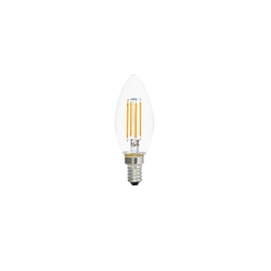 Glight E14 4W LED CANDLE LAMP 2700K CLEAR GLASS DIFFUSER DIM