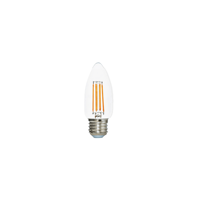 Glight E27 4W LED CANDLE LAMP 2700K CLEAR GLASS DIFFUSER DIM