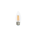 Glight E27 4W LED CANDLE LAMP 2700K CLEAR GLASS DIFFUSER DIM