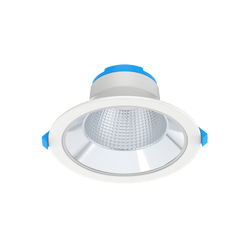 Glight FIXED LED DOWNLIGHT 10W IC-F IP54 TRI-COLOUR DIM WHITE BODY + MATT REFLECTOR